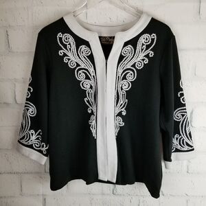 Vintage Bob Mackie Sequined Jacket. Size M.